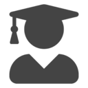 user graduate icon