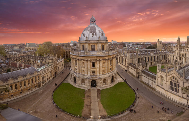 Radcliffe Camera at sunset