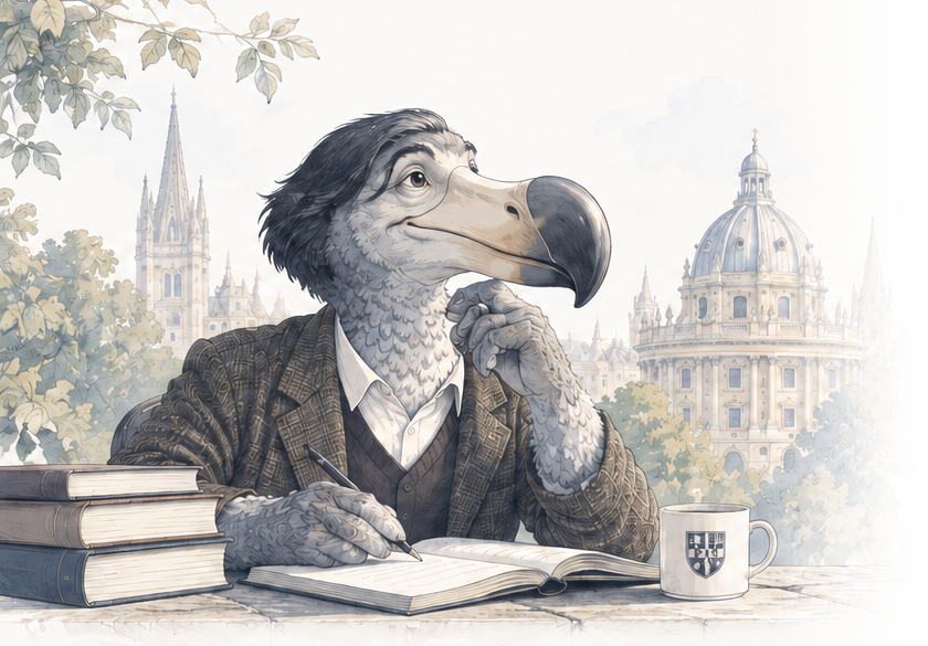 Penrose pondering pensively